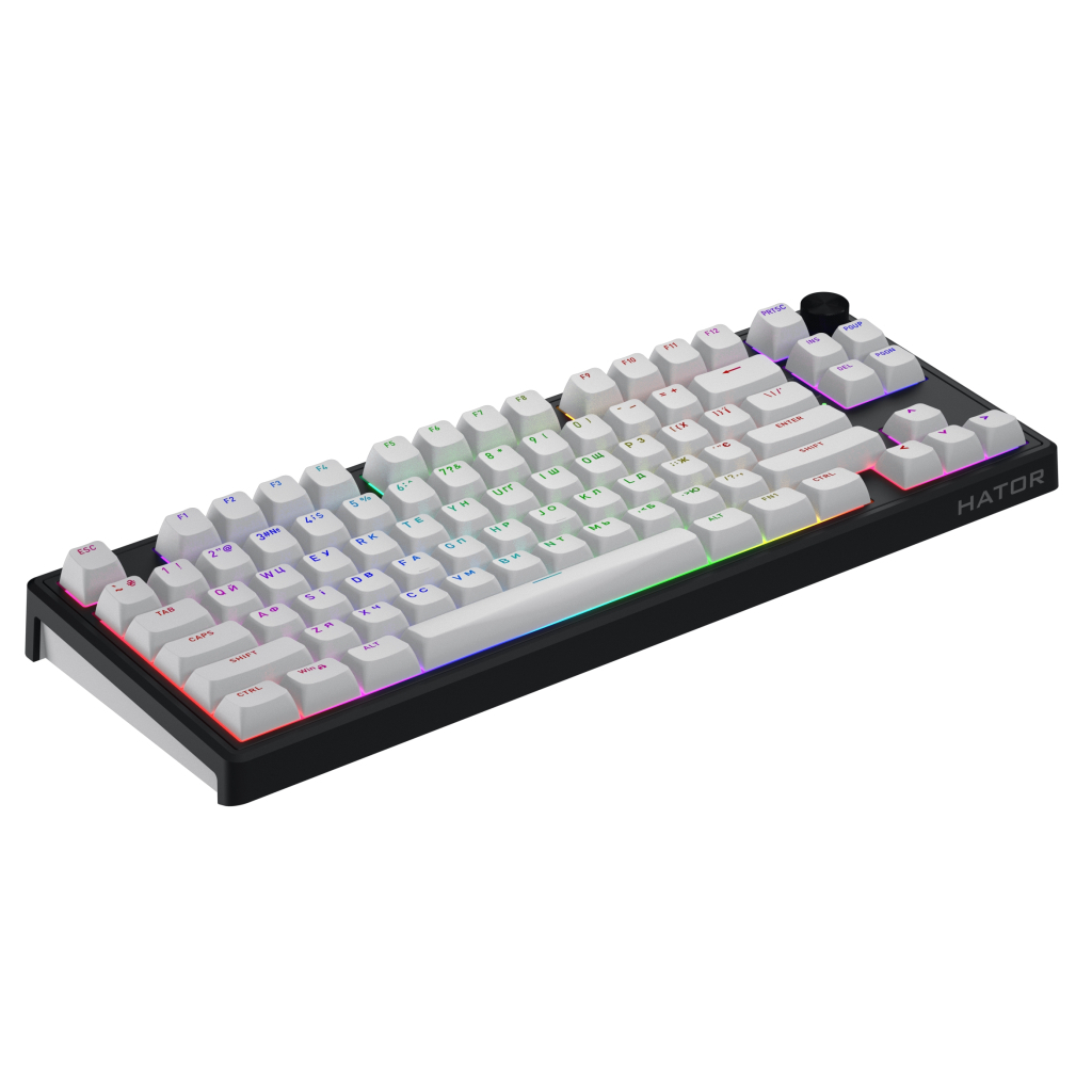 Клавіатура Hator Skyfall 80 Wireless Black/White (HTK3180UA) - фото 3 Клавіатура Hator Skyfall 80 Wireless Black/White (HTK3180UA) - фото 3