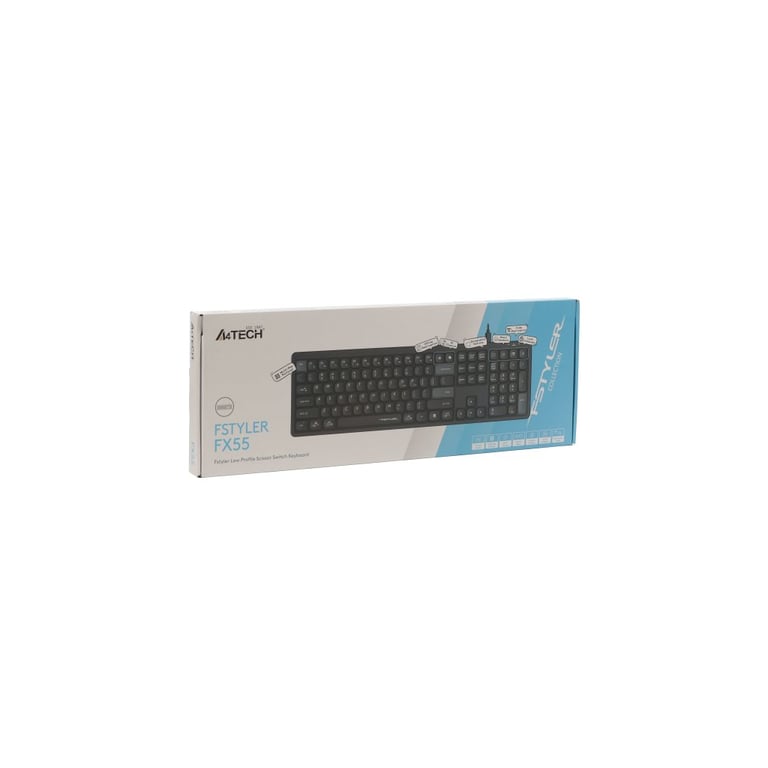 Клавіатура A4Tech FX55 USB UA Black (4711421002417) - фото 7