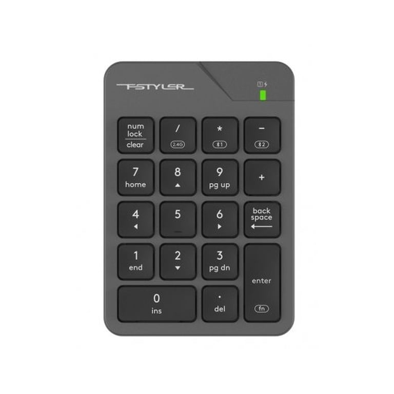 Клавіатура A4Tech FBK21C Wireless/Bluetooth Smoky Grey (4711421995108) - фото 1
