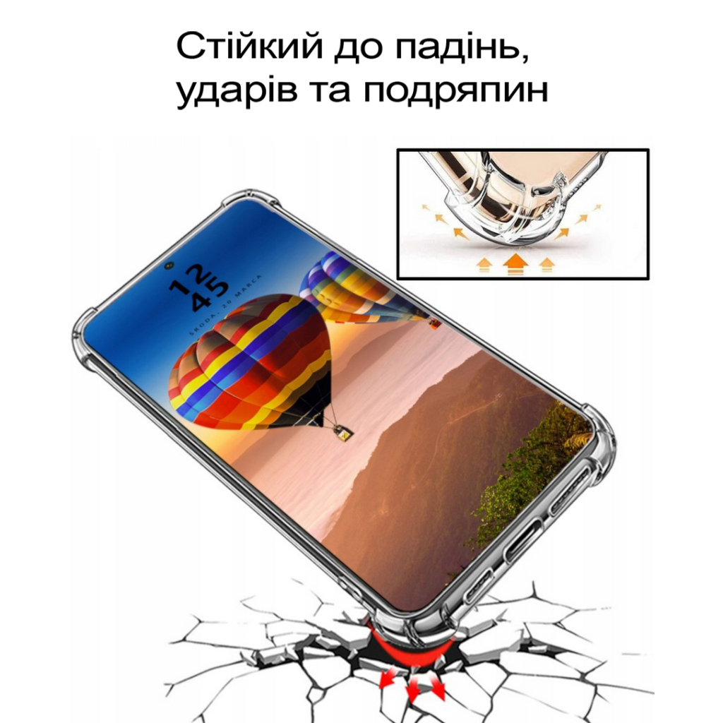 Чохол до мобільного телефона BeCover Anti-Shock Realme C71 Clear (713810) - фото 2 Чохол до мобільного телефона BeCover Anti-Shock Realme C71 Clear (713810) - фото 2