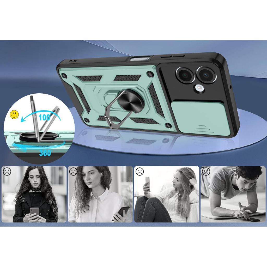 Чохол до мобільного телефона BeCover Military Samsung Galaxy A07 SM-A075 Dark Green (713899) - фото 4 Чохол до мобільного телефона BeCover Military Samsung Galaxy A07 SM-A075 Dark Green (713899) - фото 4