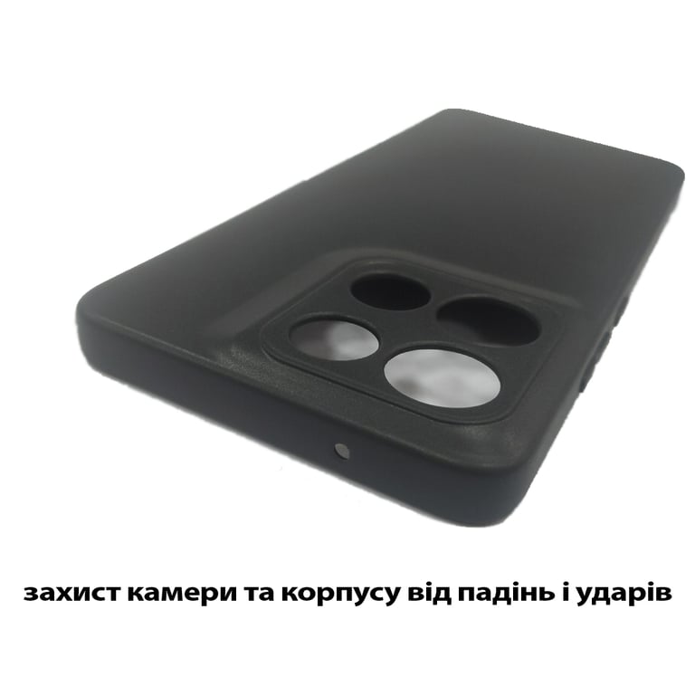 Чохол до мобільного телефона BeCover Silicone Motorola Moto G86 Black (713768) - фото 5
