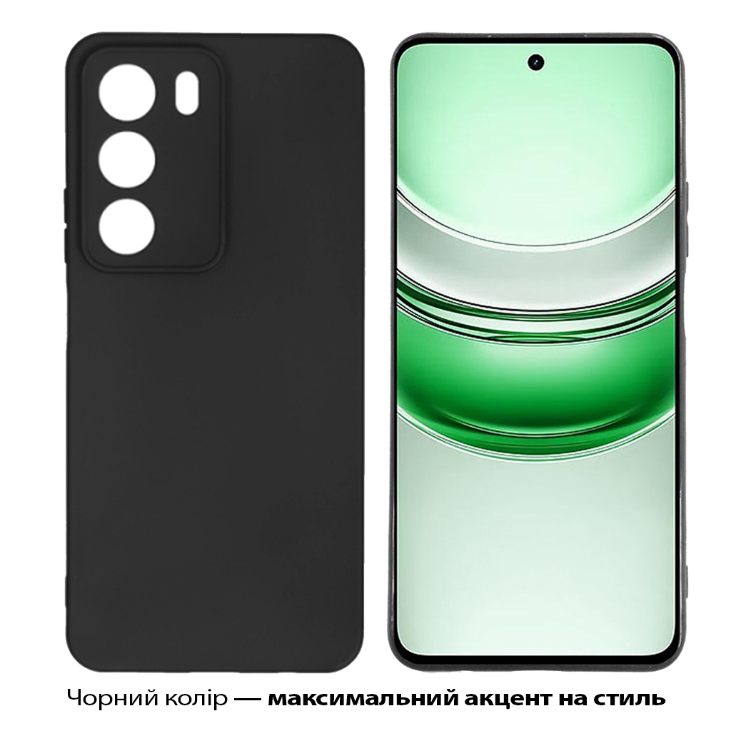 Чохол до мобільного телефона BeCover Silicone Realme C71 Black (713779) - фото 2 Чохол до мобільного телефона BeCover Silicone Realme C71 Black (713779) - фото 2