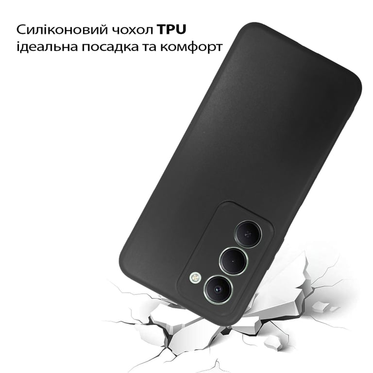 Чохол до мобільного телефона BeCover Silicone Xiaomi Redmi 15 Black (713782) - фото 2