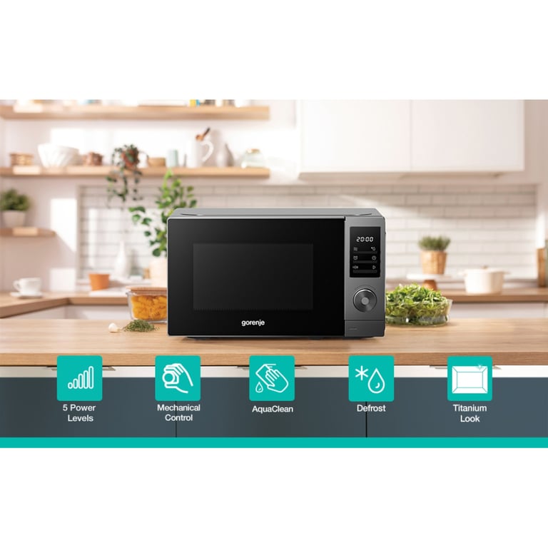 Мікрохвильова піч Gorenje MO20A3T4 - фото 4