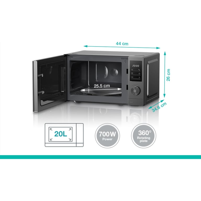 Мікрохвильова піч Gorenje MO20A3T4 - фото 7