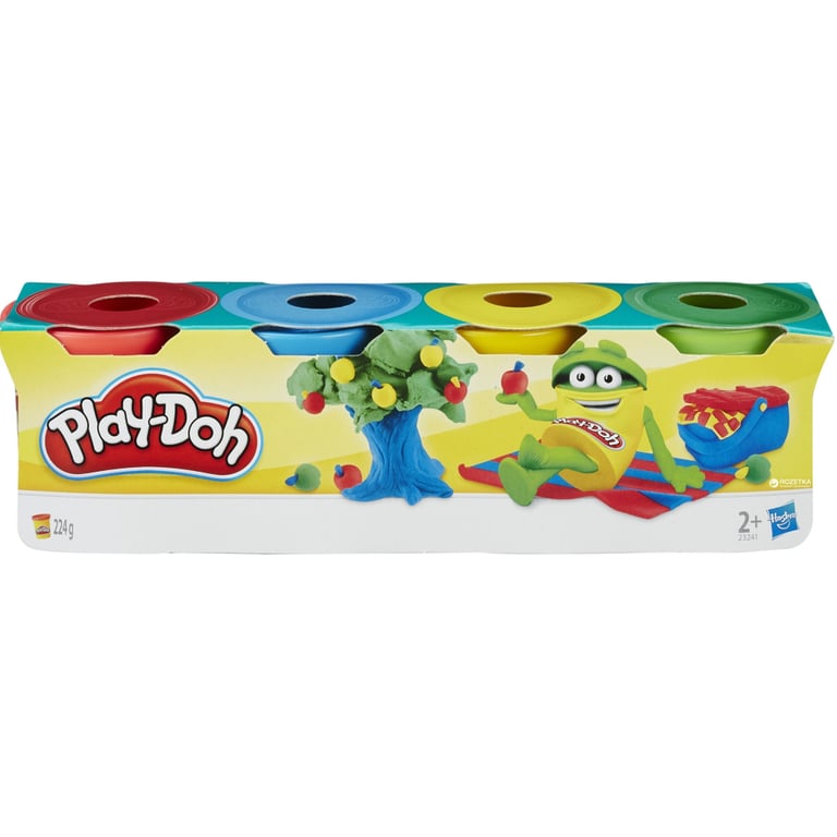 Набір для творчості Hasbro Play-Doh 4 міні-баночки (23241) - фото 1