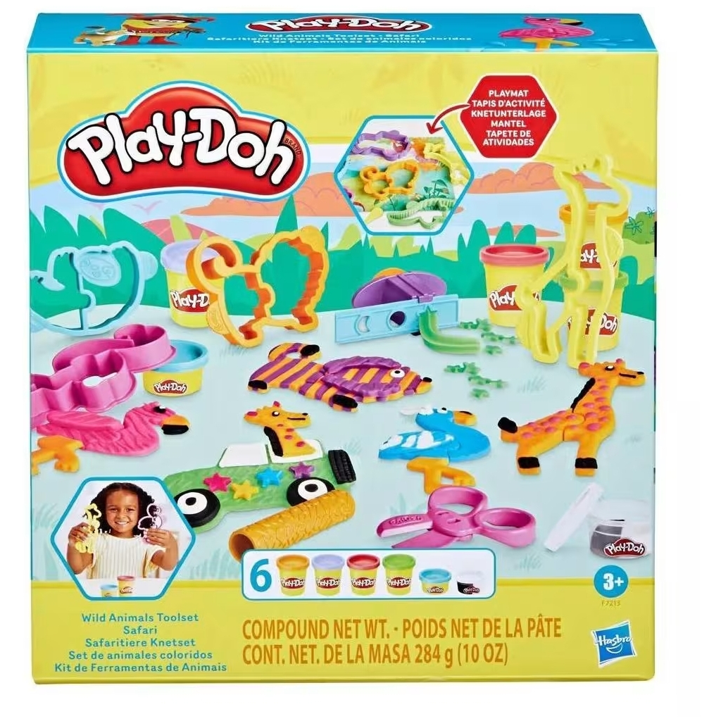 Набір для творчості Hasbro Play-Doh Сафарі (F7213) Набір для творчості Hasbro Play-Doh Сафарі (F7213)