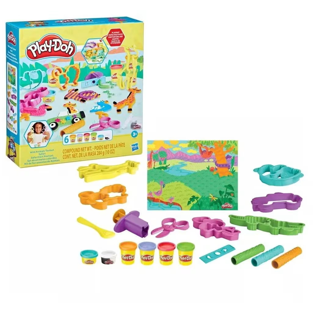 Набір для творчості Hasbro Play-Doh Сафарі (F7213) - фото 3 Набір для творчості Hasbro Play-Doh Сафарі (F7213) - фото 3