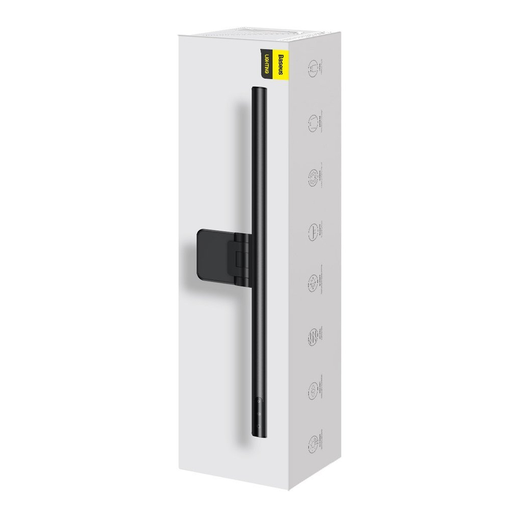 Настільна лампа Baseus на монітор i-wok Series USB Asymmetric Light Source Screen Hanging Light (Youth) Black (DGIWK-B01) - фото 5 Настільна лампа Baseus на монітор i-wok Series USB Asymmetric Light Source Screen Hanging Light (Youth) Black (DGIWK-B01) - фото 5