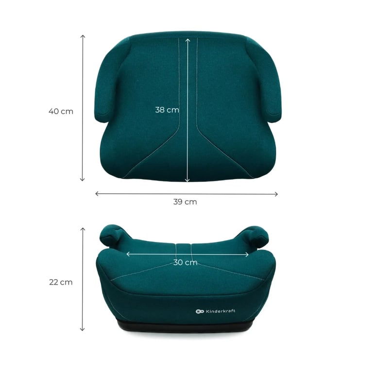 Автокрісло Kinderkraft i-Boost 2 бустер Green (KCIBOO02GRE0000) (5902533929177) - фото 3