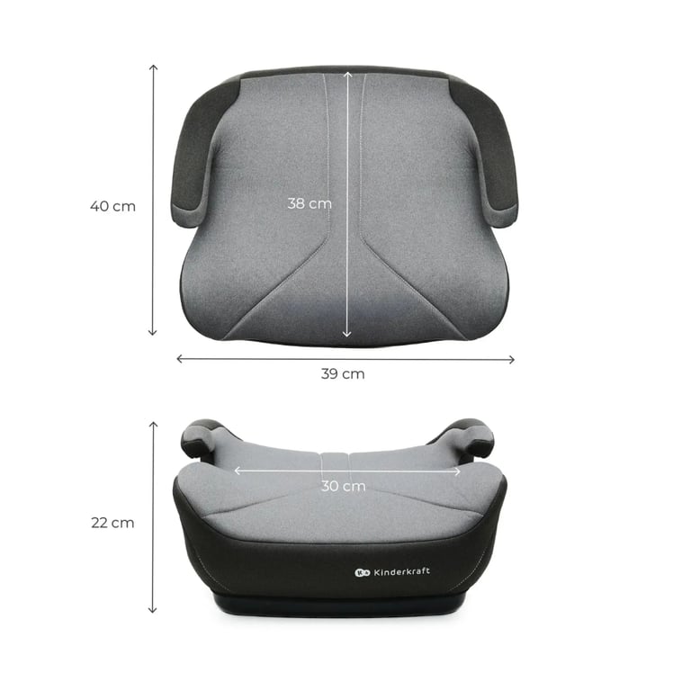 Автокрісло Kinderkraft i-Boost 2 бустер Grey (KCIBOO02GRY0000) (5902533929160) - фото 3