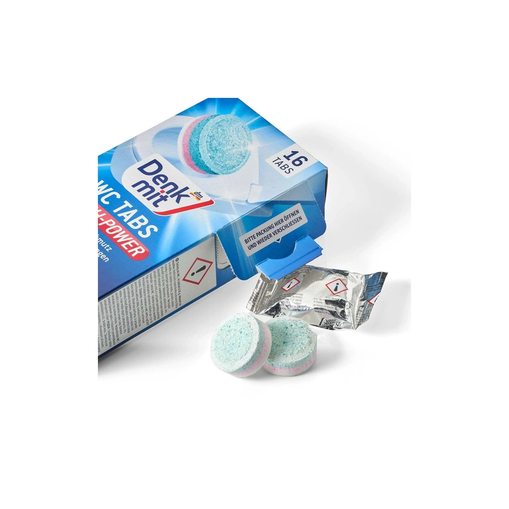 Засіб для чищення унітазу DenkMit Таблетки 16 шт. (4066447791594) - фото 2 Засіб для чищення унітазу DenkMit Таблетки 16 шт. (4066447791594) - фото 2