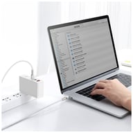 Дата кабель USB-C to USB-C 1.0m 100W metal white Baseus (CATJK-C02) - фото 4