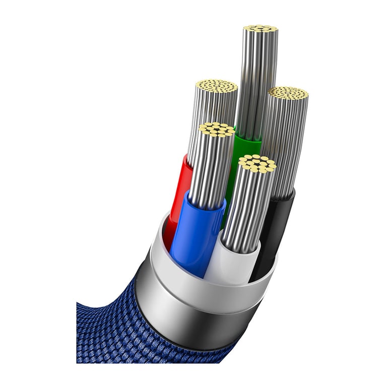 Дата кабель USB-C to Lightning 1.2m 20W blue Baseus (CAJY000203) - фото 4