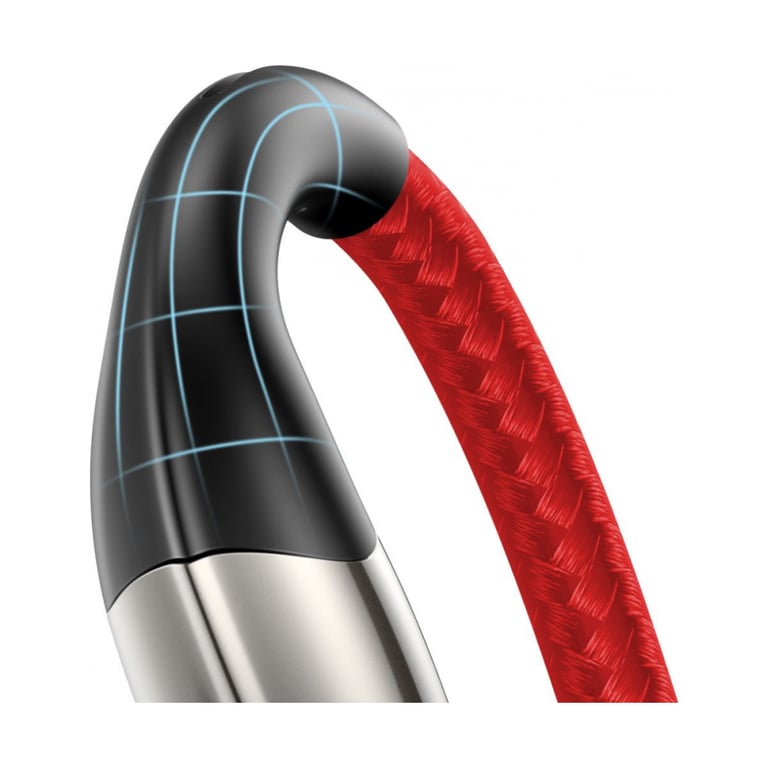 Дата кабель USB 2.0 AM to Lightning 2.0m 2.4A red Baseus (CALSP-C09) - фото 4
