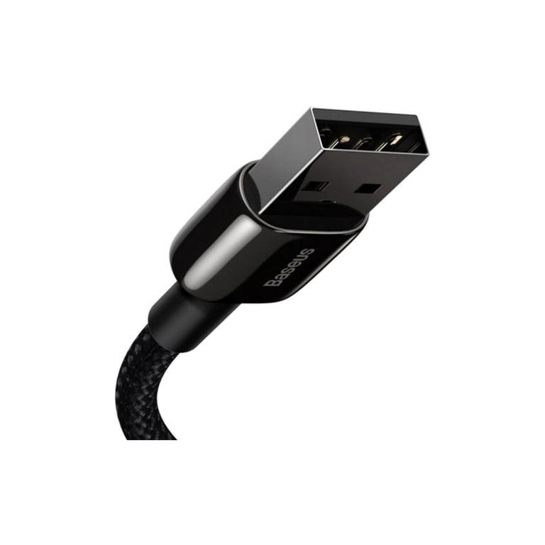 Дата кабель USB 2.0 AM to Lightning 1.0m 2.4A black Baseus (CALWJ-01) - фото 3