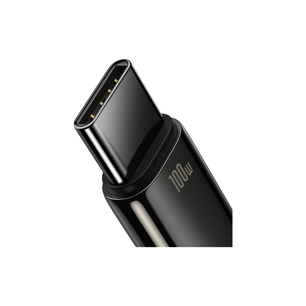 Дата кабель USB 2.0 AM to USB-C 2.0m 100W black Baseus (CAWJ000101) - фото 2 Дата кабель USB 2.0 AM to USB-C 2.0m 100W black Baseus (CAWJ000101) - фото 2