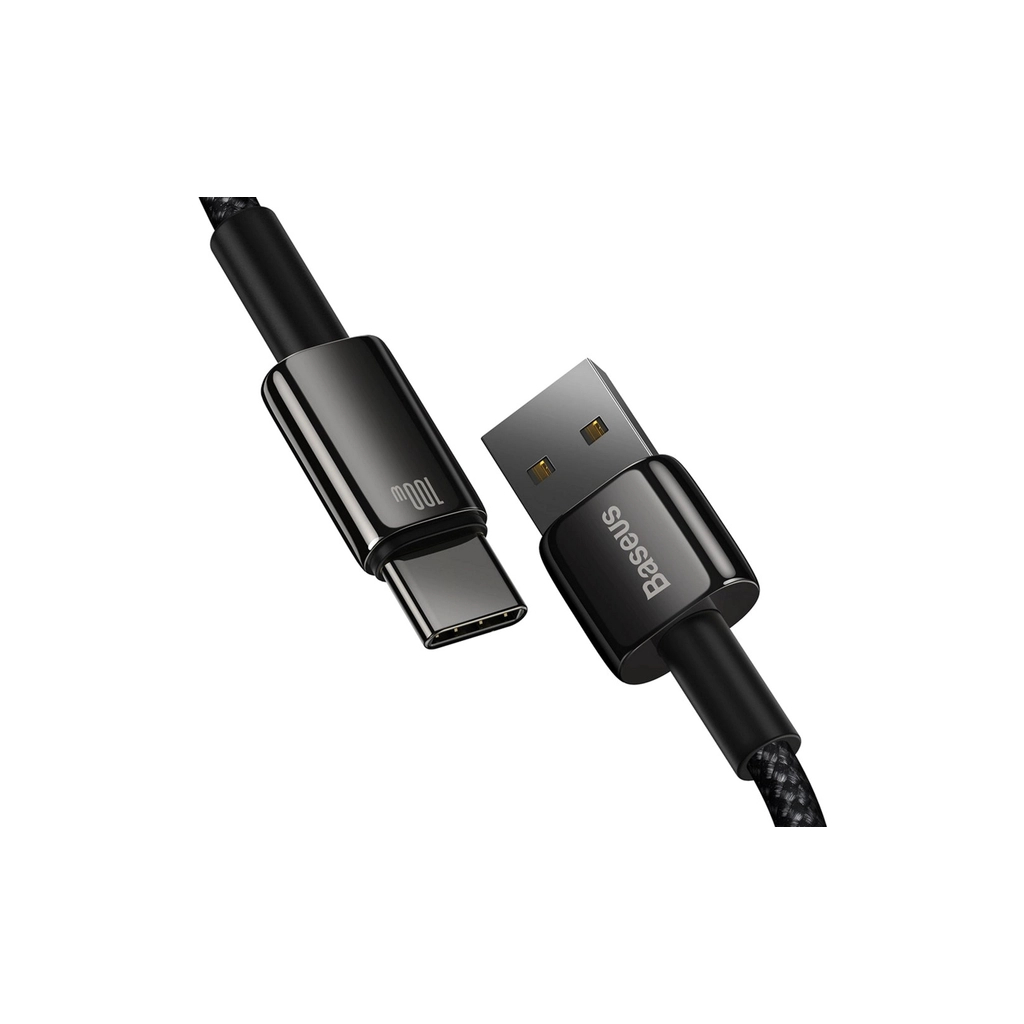 Дата кабель USB 2.0 AM to USB-C 2.0m 100W black Baseus (CAWJ000101) - фото 3 Дата кабель USB 2.0 AM to USB-C 2.0m 100W black Baseus (CAWJ000101) - фото 3