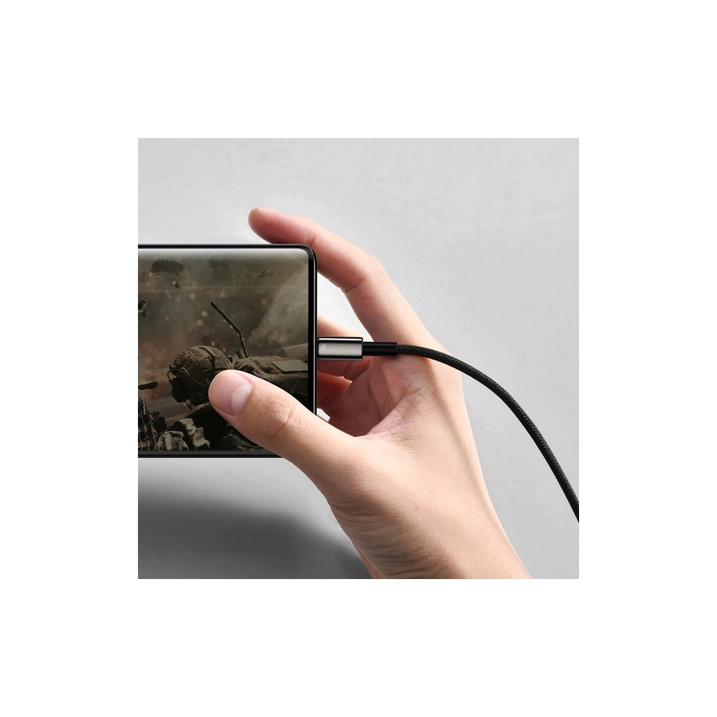 Дата кабель USB 2.0 AM to USB-C 2.0m 100W black Baseus (CAWJ000101) - фото 6 Дата кабель USB 2.0 AM to USB-C 2.0m 100W black Baseus (CAWJ000101) - фото 6