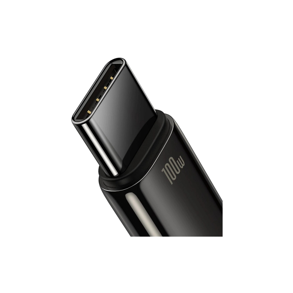 Дата кабель USB 2.0 AM to USB-C 1.0m 100W black Baseus (CAWJ000001) - фото 2 Дата кабель USB 2.0 AM to USB-C 1.0m 100W black Baseus (CAWJ000001) - фото 2
