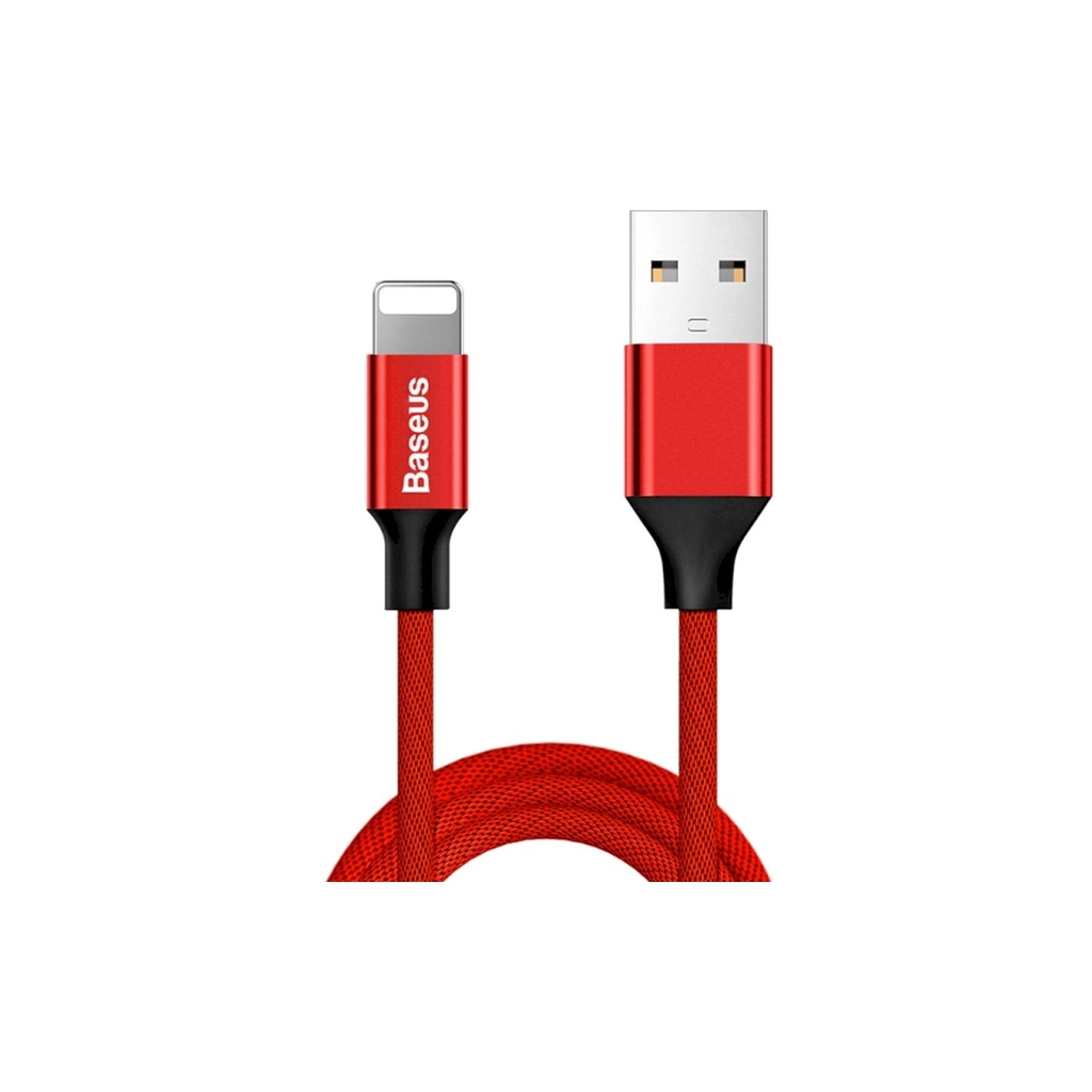 Дата кабель USB 2.0 AM to Lightning 1.8m red Baseus (CALYW-A09) Дата кабель USB 2.0 AM to Lightning 1.8m red Baseus (CALYW-A09)