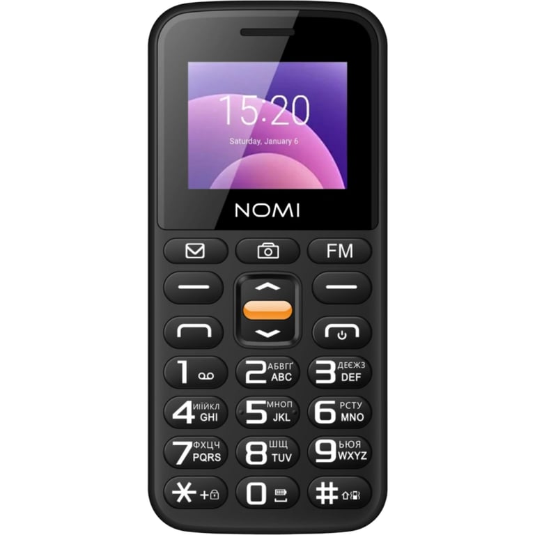 Мобільний телефон Nomi i1820 Black - фото 2