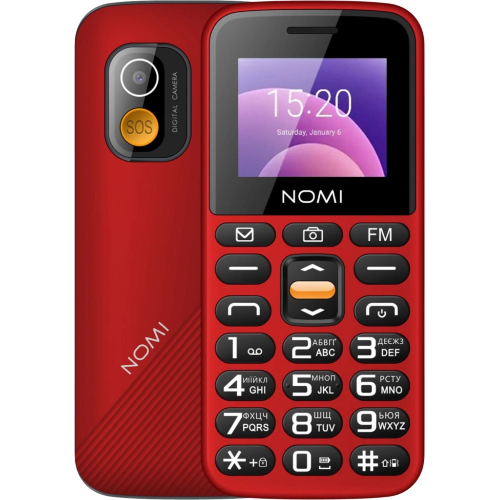 Мобільний телефон Nomi i1820 Red Мобільний телефон Nomi i1820 Red