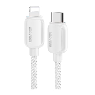 Дата кабель USB-C to Lightning 2.0m 20W white Essager (EXCTL-WLA02-P) - фото 1