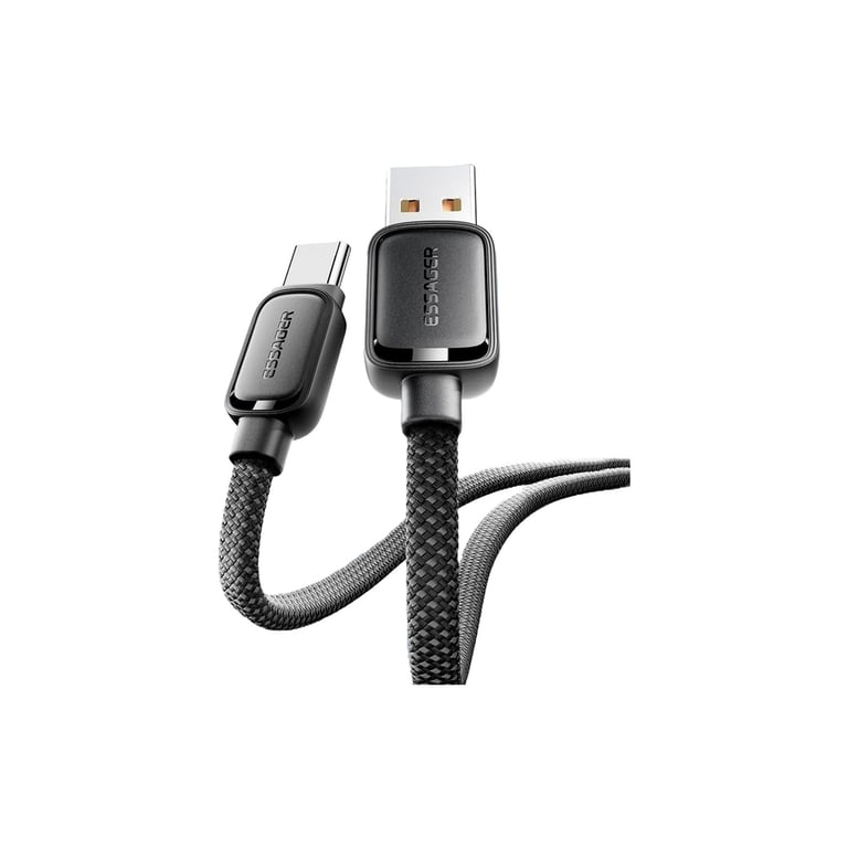 Дата кабель USB 2.0 AM to USB-C 1.0m 7A black Essager (EXCT-TD01-P) - фото 4
