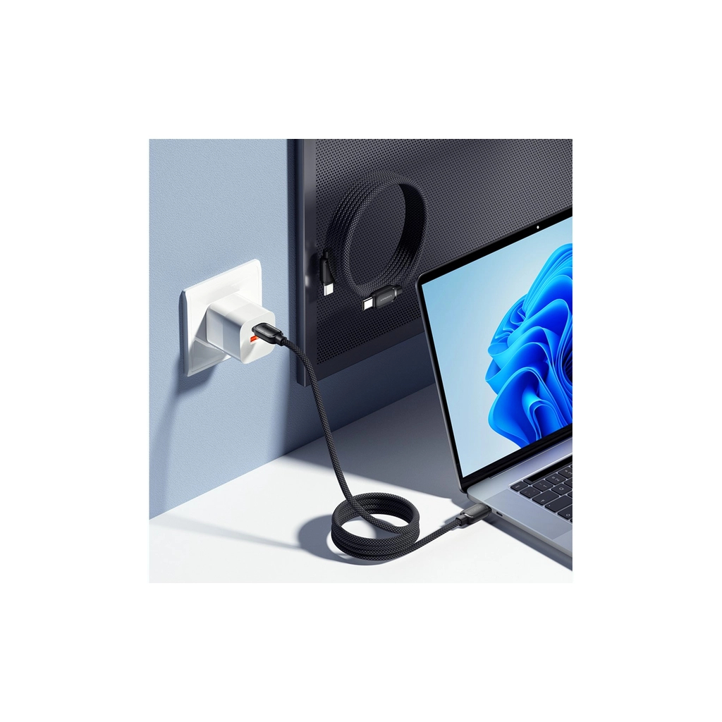 Дата кабель USB-C to USB-C 1.0m 100W black Essager (EXCTT1-TD01-P) - фото 8 Дата кабель USB-C to USB-C 1.0m 100W black Essager (EXCTT1-TD01-P) - фото 8