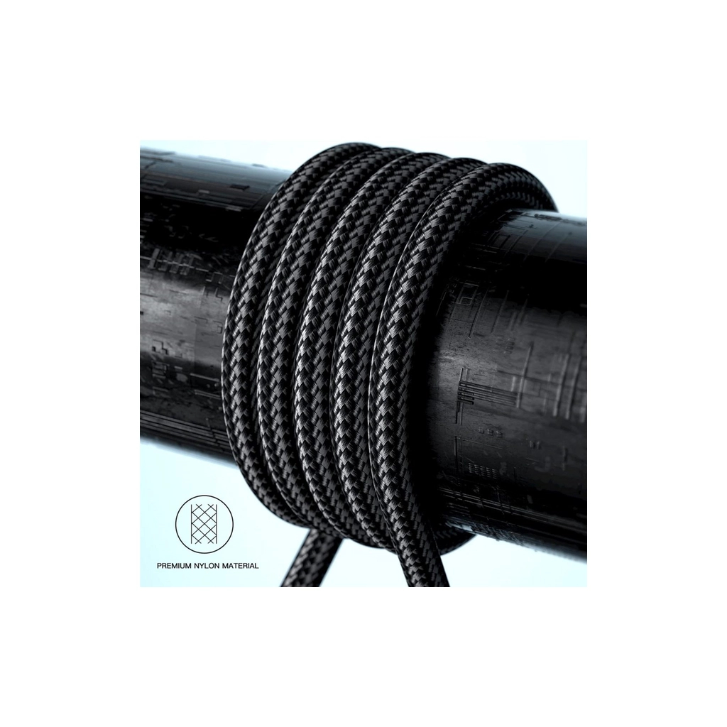 Дата кабель USB-C to USB-C 0.5m 100W black Essager (EXCTT1-CGB01) - фото 3 Дата кабель USB-C to USB-C 0.5m 100W black Essager (EXCTT1-CGB01) - фото 3