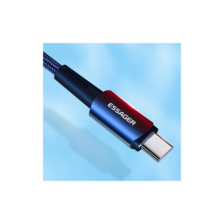 Дата кабель USB-C to Lightning 2.0m 20W black Essager (EXCTL-CGA01) - фото 7