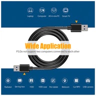 Дата кабель USB 3.0 AM/AM 2.0m 5Gbps black Essager (EXCAA-YTD01) - фото 6