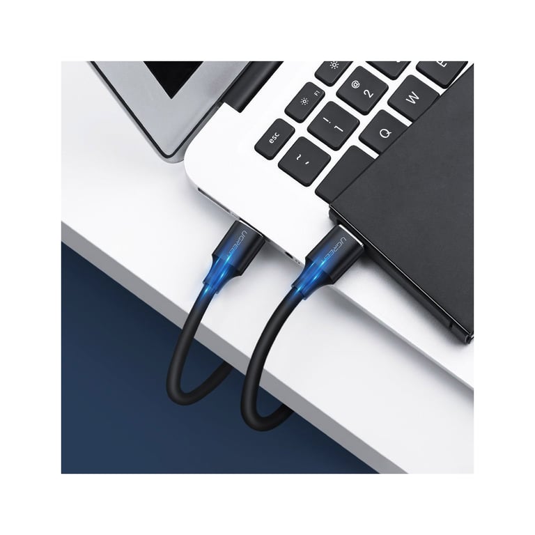 Дата кабель USB 2.0 AM/AM 0.5m US102 black Ugreen (10308) - фото 7