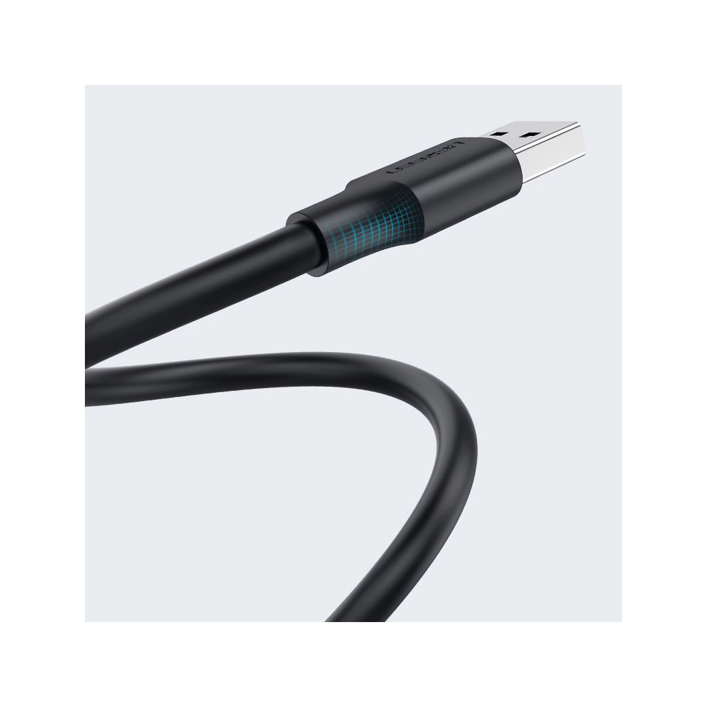 Дата кабель USB 2.0 AM/AM 2.0m US102 black Ugreen (10311) - фото 3 Дата кабель USB 2.0 AM/AM 2.0m US102 black Ugreen (10311) - фото 3