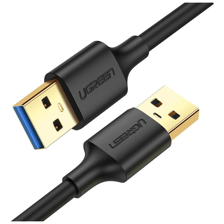 Дата кабель USB 3.0 AM/AM 1.0m US128 black UGREEN (10370) - фото 1