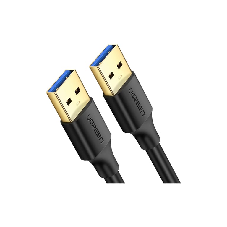 Дата кабель USB 3.0 AM/AM 2.0m US128 black UGREEN (10371) - фото 1