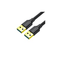 Дата кабель USB 3.0 AM/AM 3.0m US128 black Ugreen (90576) - фото 1