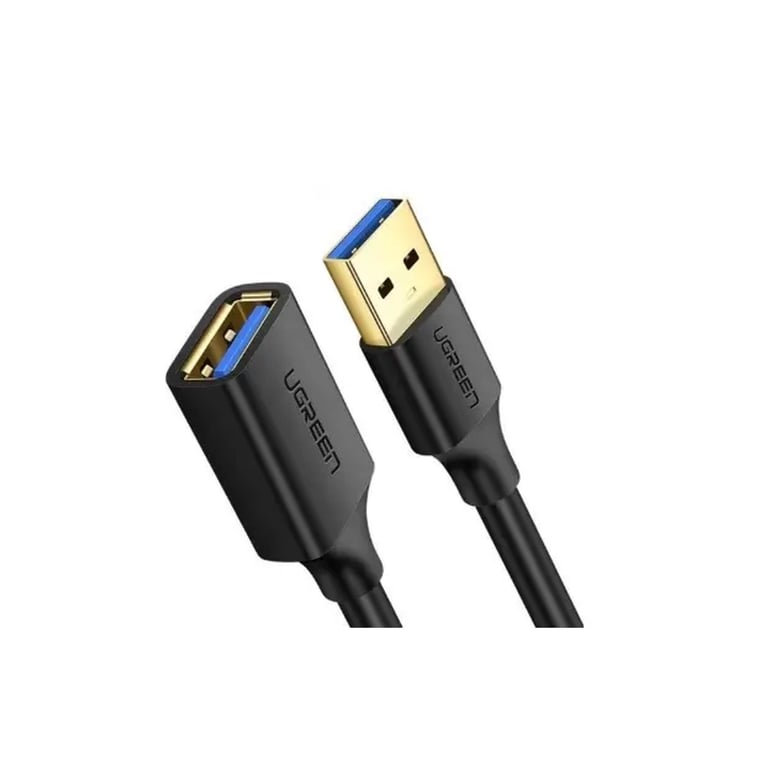 Дата кабель USB 3.0 AM/AF 1.0m US129 black Ugreen (10368) - фото 1