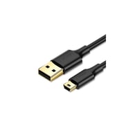 Дата кабель USB 2.0 AM to Mini 5P 1.0m US132 black Ugreen (10355) - фото 1