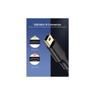 Дата кабель USB 2.0 AM to Mini 5P 1.0m US132 black Ugreen (10355) - фото 4