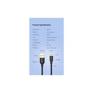 Дата кабель USB 2.0 AM to Mini 5P 1.0m US132 black Ugreen (10355) - фото 9