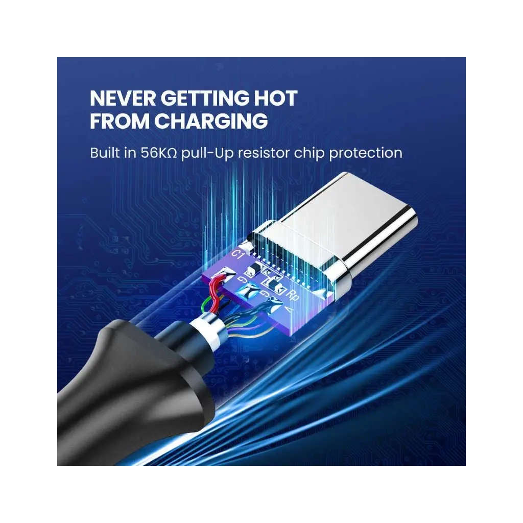 Дата кабель USB 3.0 AM to USB-C 1.5m 3A US184 black Ugreen (20883) - фото 6 Дата кабель USB 3.0 AM to USB-C 1.5m 3A US184 black Ugreen (20883) - фото 6