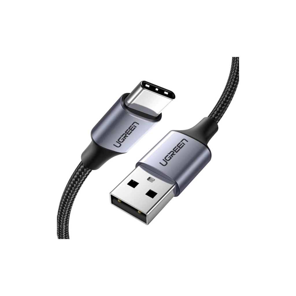 Дата кабель USB 2.0 AM to USB-C 0.5m 3A US288 black Ugreen (60125) Дата кабель USB 2.0 AM to USB-C 0.5m 3A US288 black Ugreen (60125)