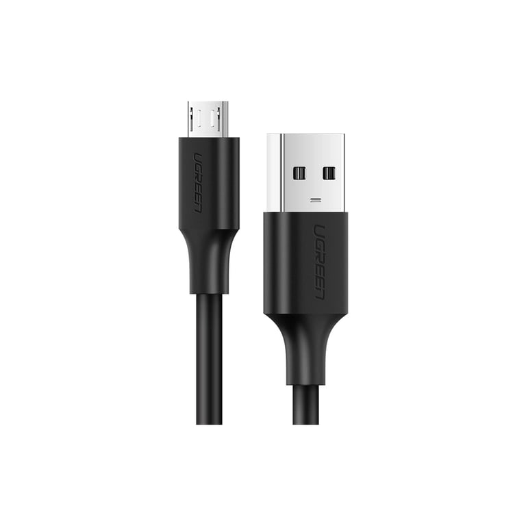 Дата кабель USB 2.0 AM to Micro 5P 0.25m 2A US289 black UGREEN (60134) - фото 2
