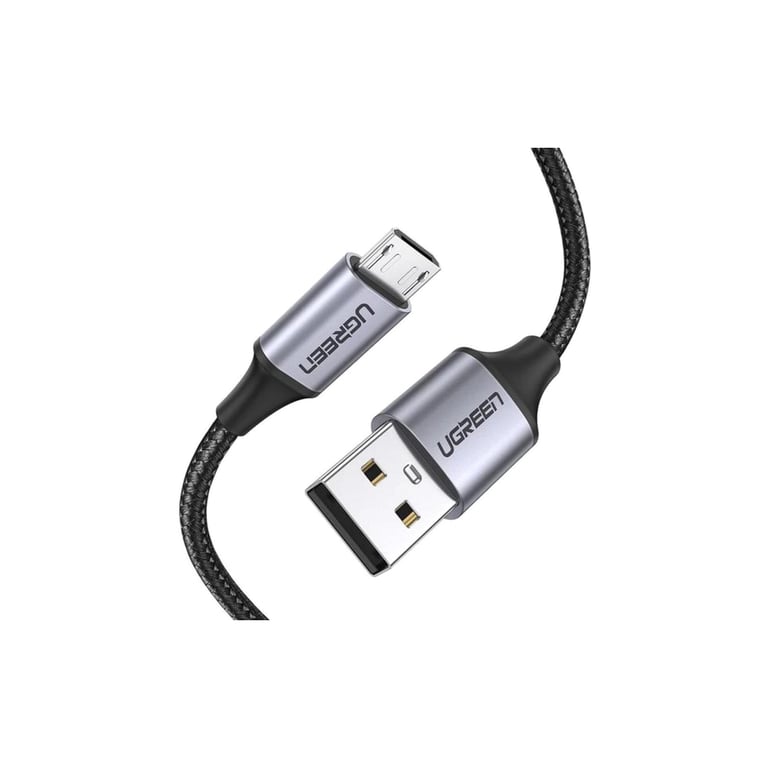 Дата кабель USB 2.0 AM to Micro 5P 1.5m 2A US290 black Ugreen (60147) - фото 1