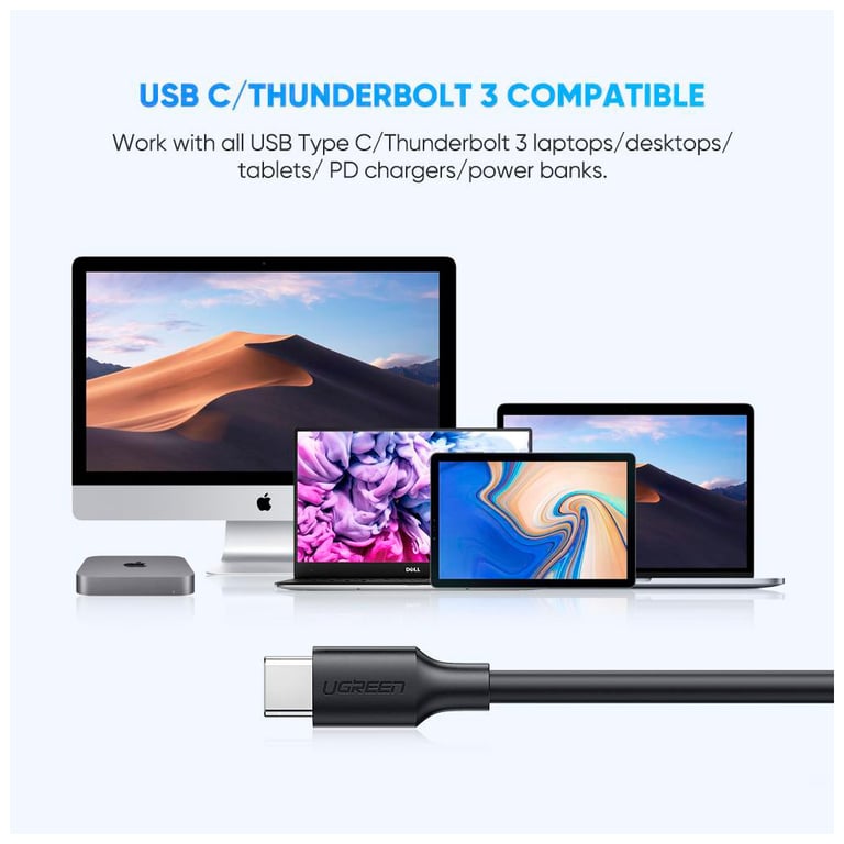 Дата кабель USB-C 3.1 to Micro USB 3.0 1.0m 3A US312 black Ugreen (20103) - фото 6