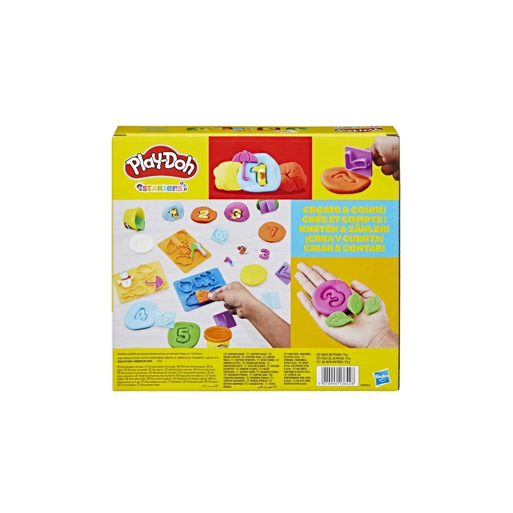 Набір для творчості Hasbro Play-Doh Основи E8533 Fundamentals numbe (E8530_E8533) - фото 4 Набір для творчості Hasbro Play-Doh Основи E8533 Fundamentals numbe (E8530_E8533) - фото 4