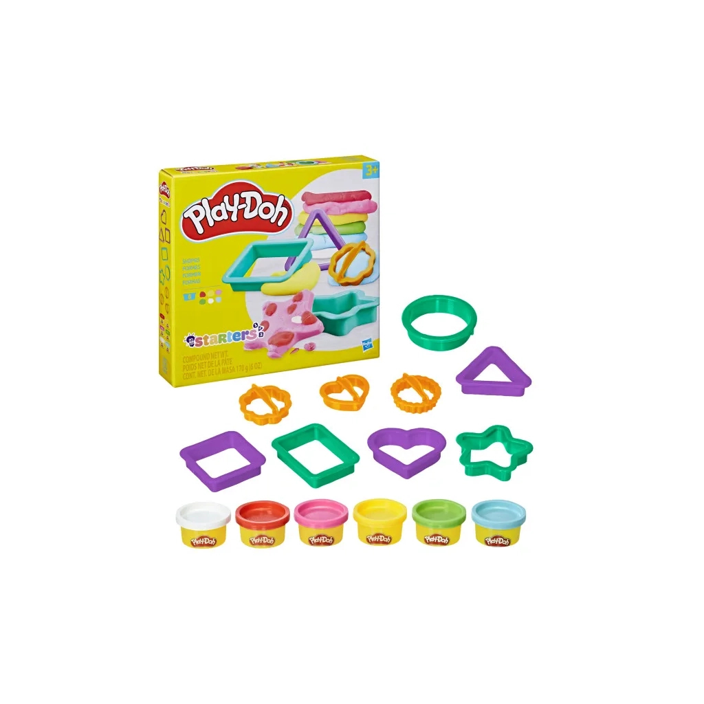 Набір для творчості Hasbro Play-Doh Основи E8534 Fundamentals shape (E8530_E8534) - фото 2 Набір для творчості Hasbro Play-Doh Основи E8534 Fundamentals shape (E8530_E8534) - фото 2